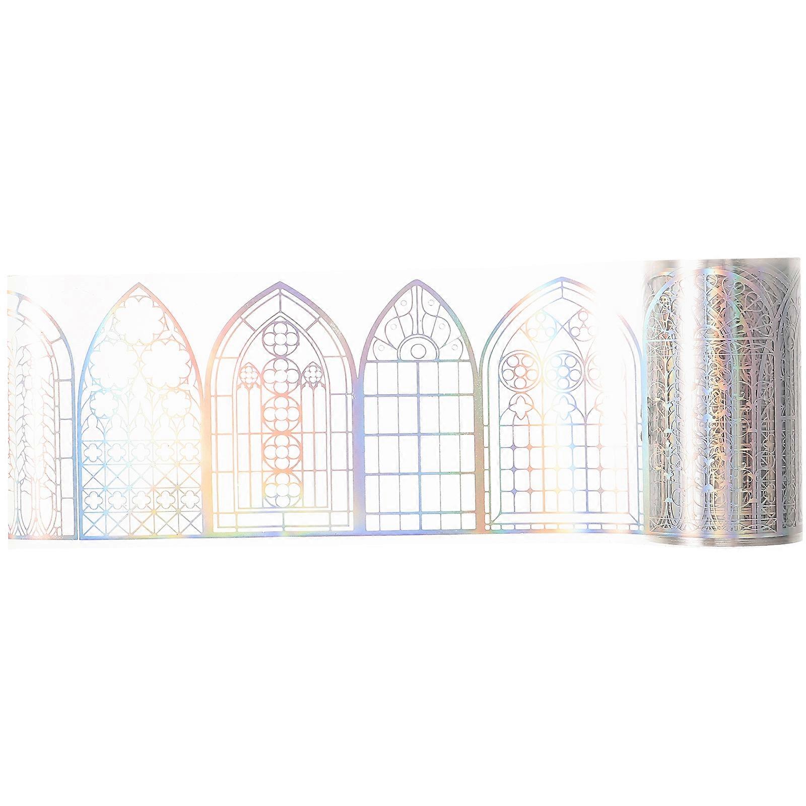 1 Roll Vintage Formula Pattern Decorative Adhesive Tape for Scrapbooking, Journaling, DIY Crafts, Box Decoration, and Classroom Projects