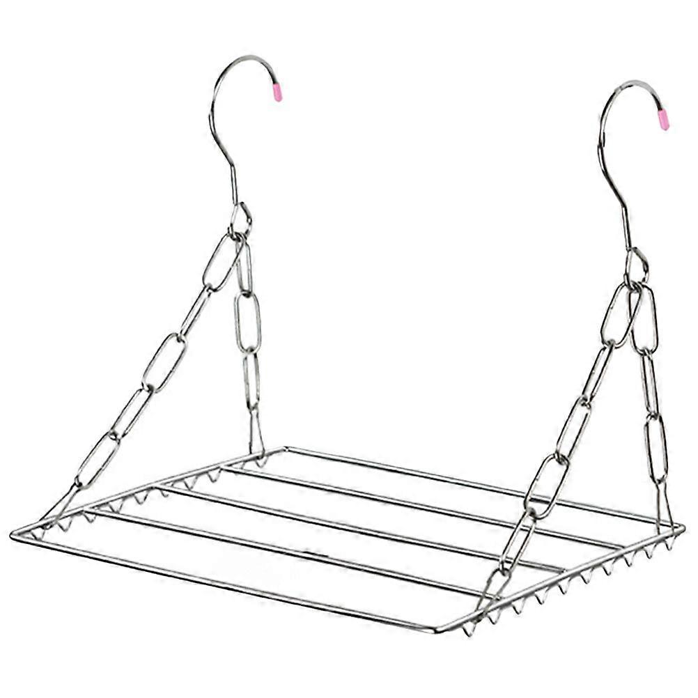الفولاذ المقاوم للصدأ شرفة الغسيل تجفيف الرف متعددة الوظائف أحذية تجفيف الرف