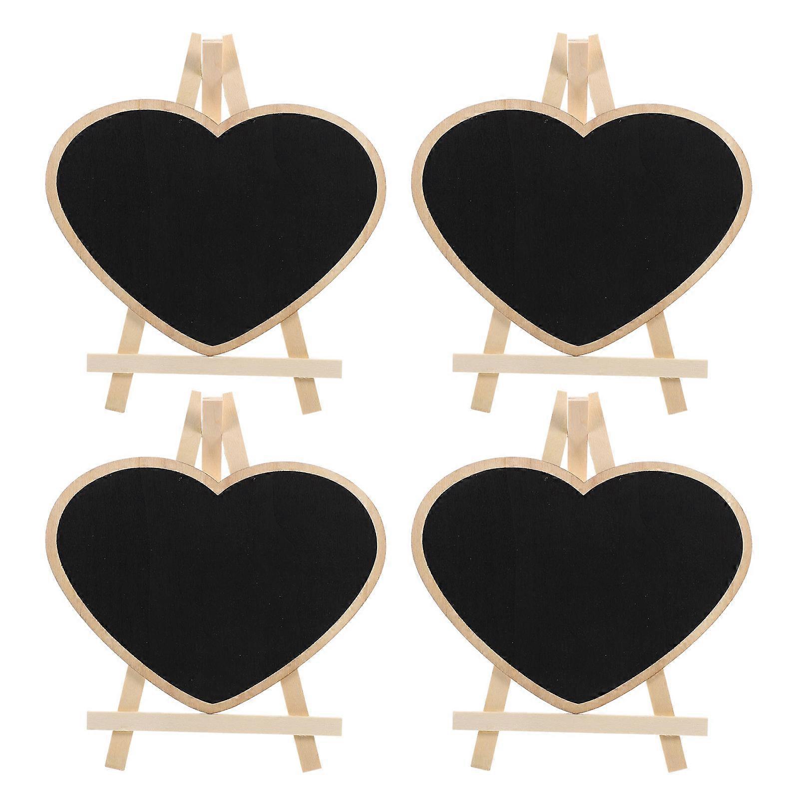 Chalk Boards Signs Mini Chalkboard Design Vertical Rectangle Table Decor 4Pcs