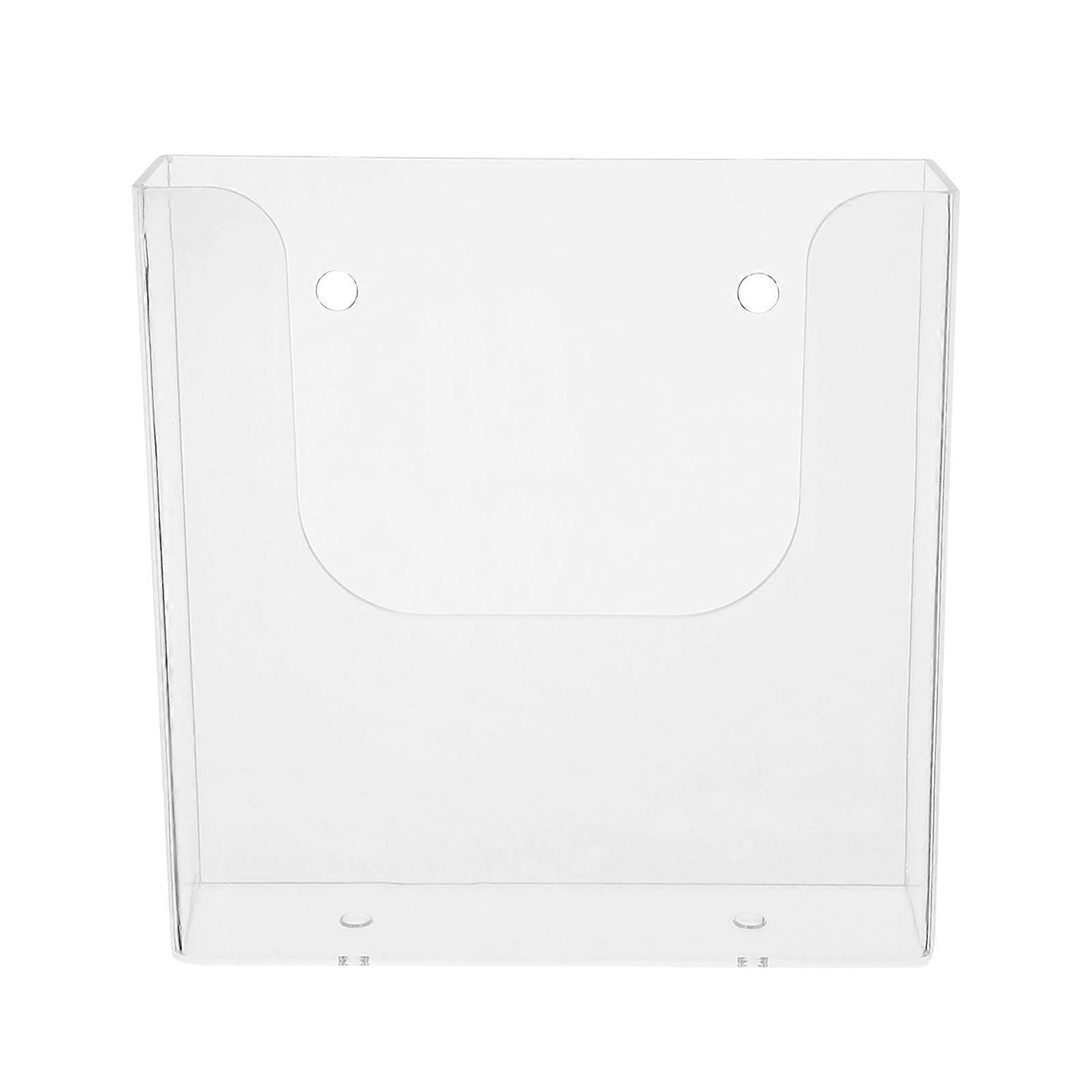 Plastic Wall Mounted File Holder File Storage Round Edges 16.70X16.40X4.20CM 1Pcs