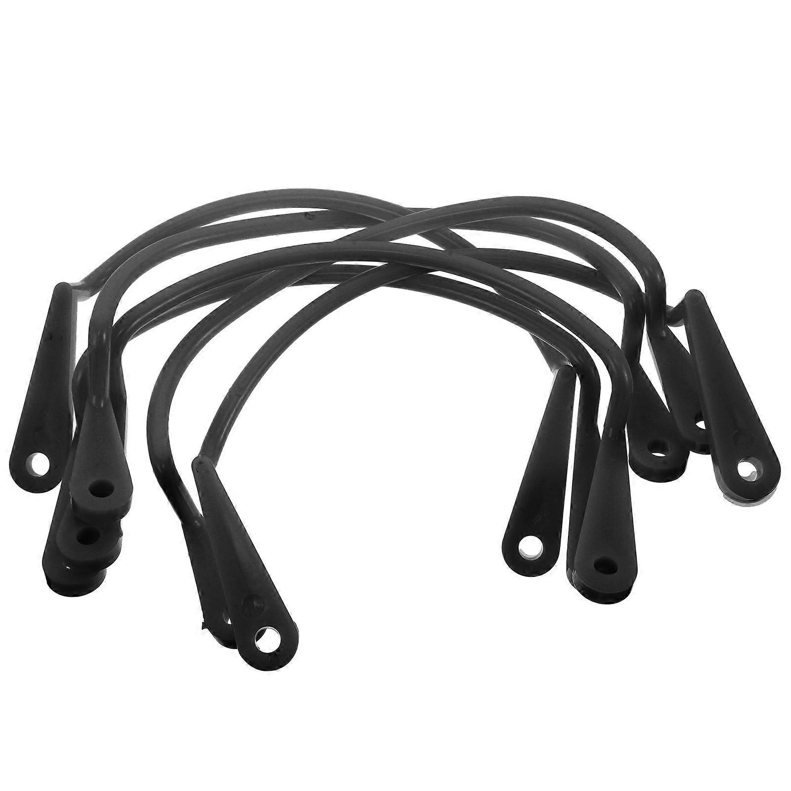 Pool Table Pocket Bracket Billiard Table Pockets Fixator Home Use Black 6Pcs Sturdy Support Frame