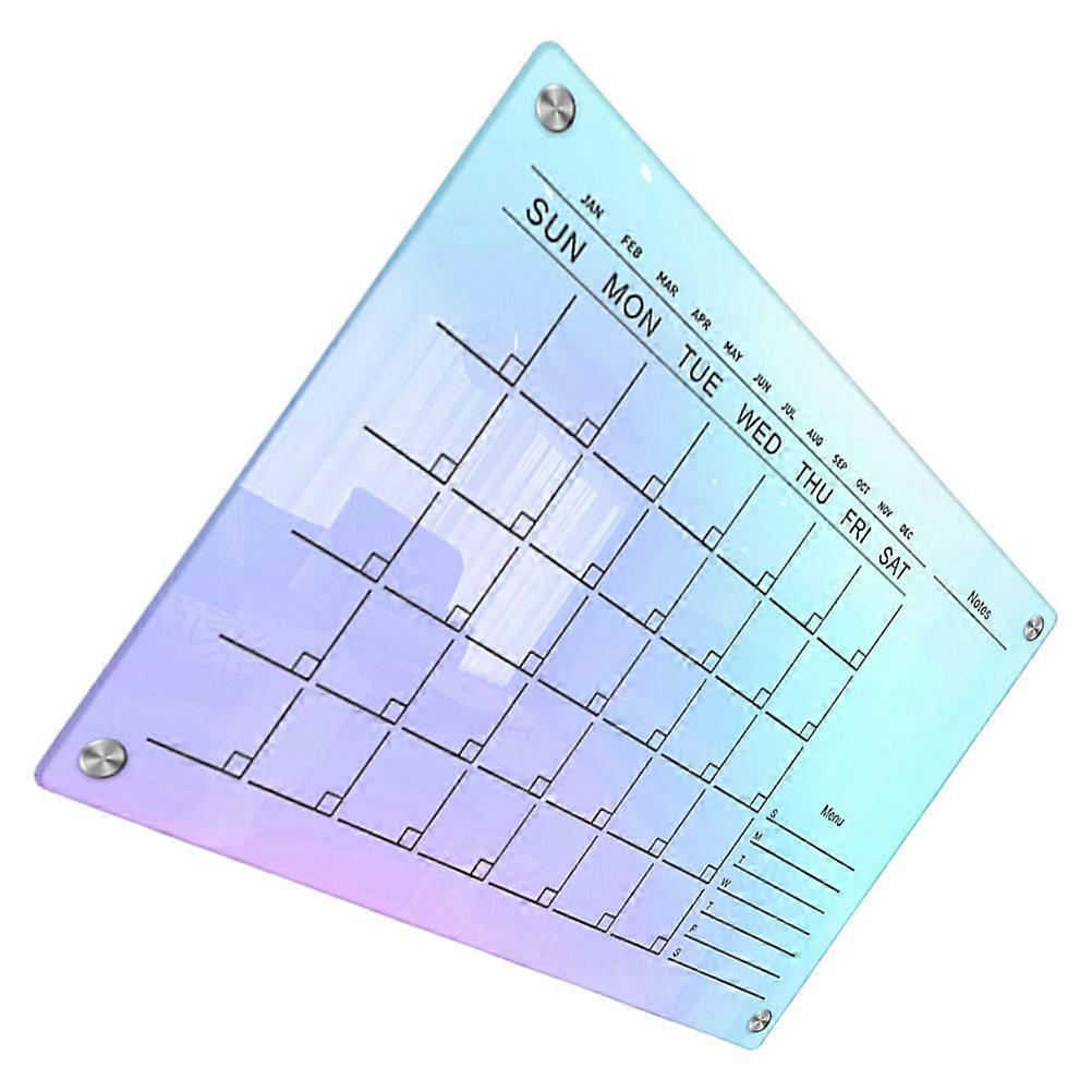 Task Board Acrylic Table Board Home Office Magnetic Note-taking 1Set