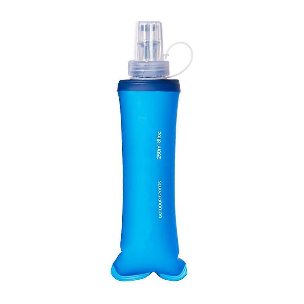 Soft Foldable TPU Water Bottles Reusable for Running Hydration Backpack Waist Bag Foldable Bottle for Cycling Running Hiking Ref: 2984