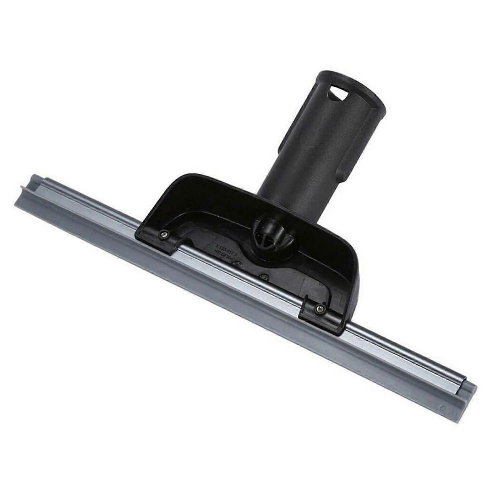 Window Cleaning Nozzle for Karcher SC1SC5 C10/20 Steam Cleaner Streak Free Squeegee Attachment with Rubber Scraper, Aluminum Alloy Construction