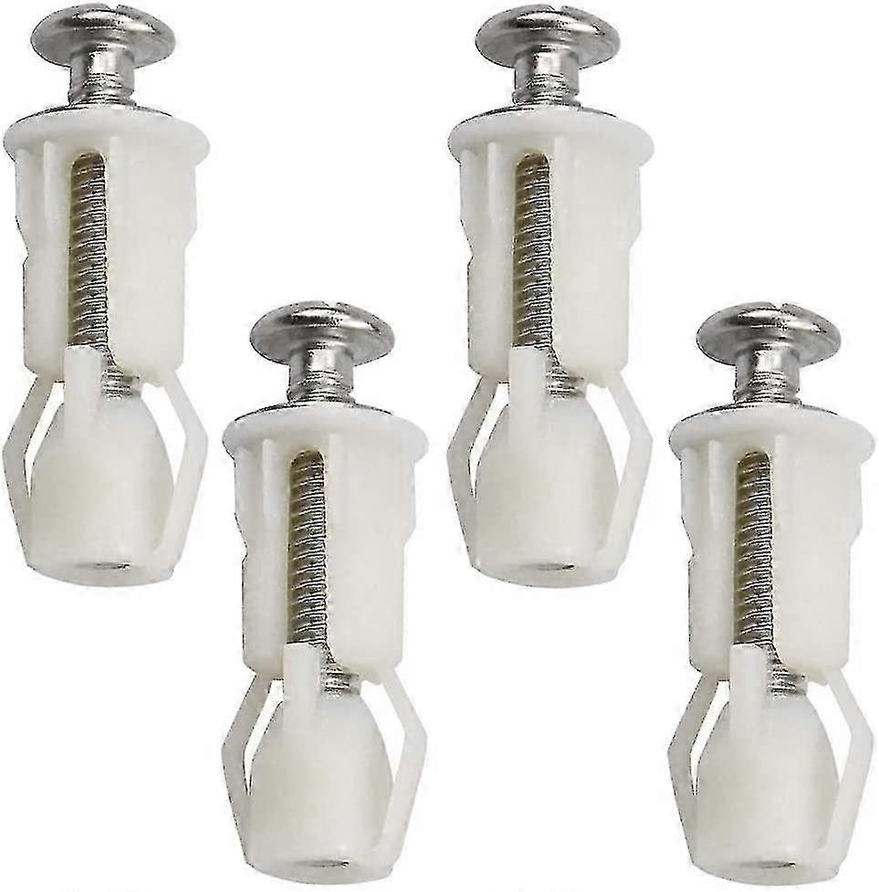 4pcs Expansion Fixing Screw for Top Toilet Seat Hinge Screw Hole