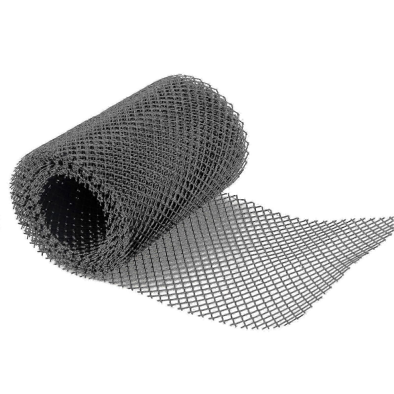 Black 15*600cm Plastic Gutter Guard Mesh Protector Leaf Protection Cover Netting Gutter Net