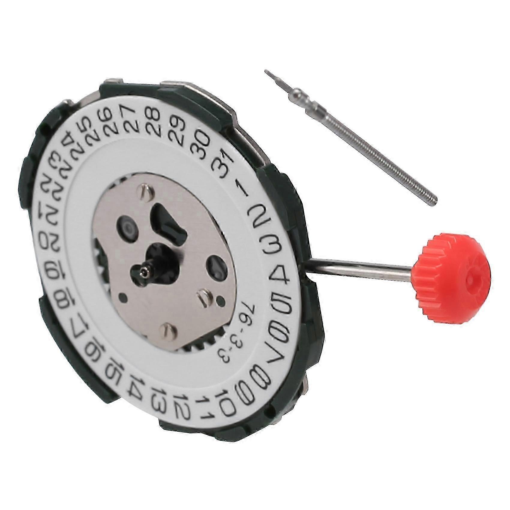 Replacement Watch Accessories for Men's Watches with Date Function at 3 Position Suitable for Miyota 2115 Quartz Movement