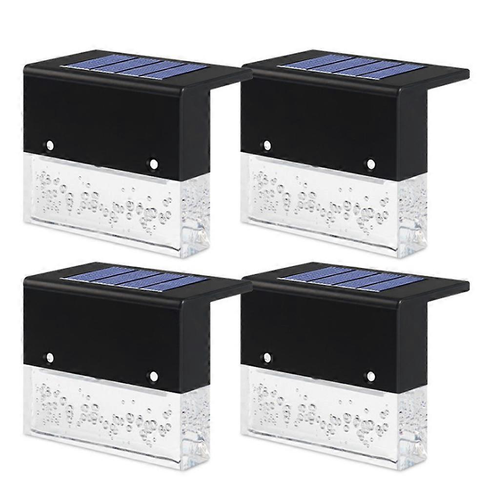 Automated Dusk-To-Dawn Sensors, Solar-Powered Deck Lights For Multi-Mode Color Changing Decor, Waterproof Outdoor Lighting, 4PCS
