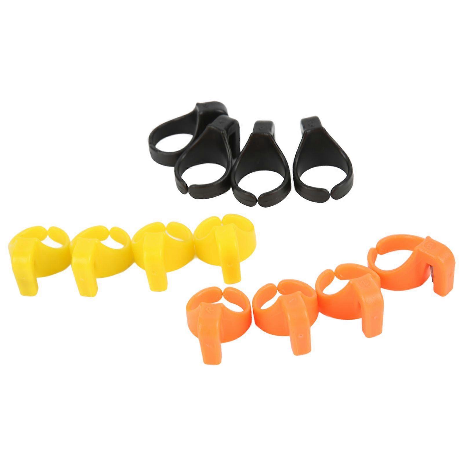 2025 Latest Model  12 Pcs Line Cutter Ring Colorful Plastic Opening Ring