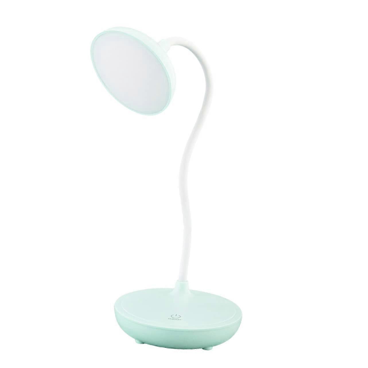 360 USB Rechargeable LED Desk Lamp with Eye Protection, Adjustable Brightness, Blue Reading Light for Books and Monitors
