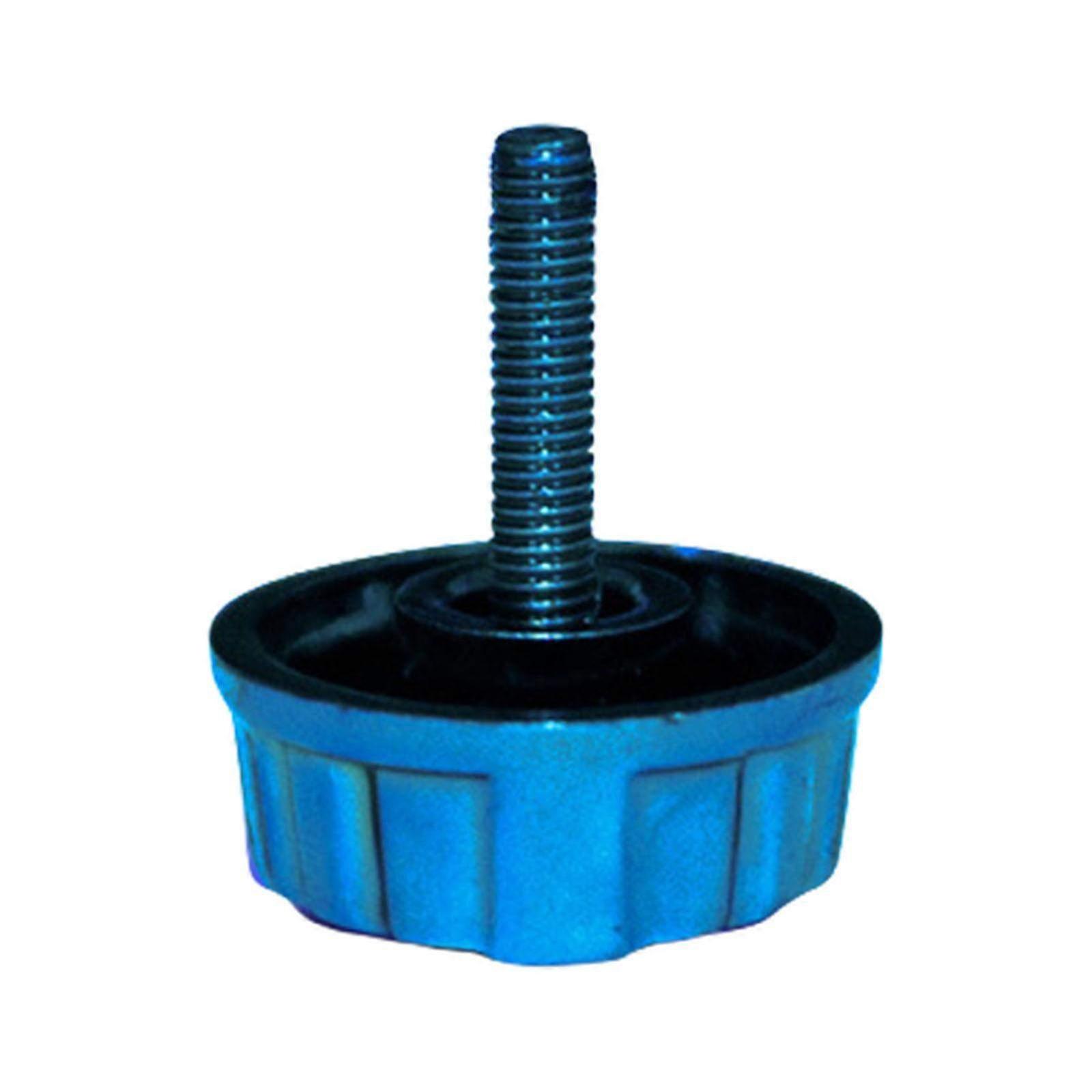 Semi-Metal Fishing Reel Handle Screw Caps & Nut for Spinning Reel Knob Grip, Compatible with Various Reel Handles in Blue