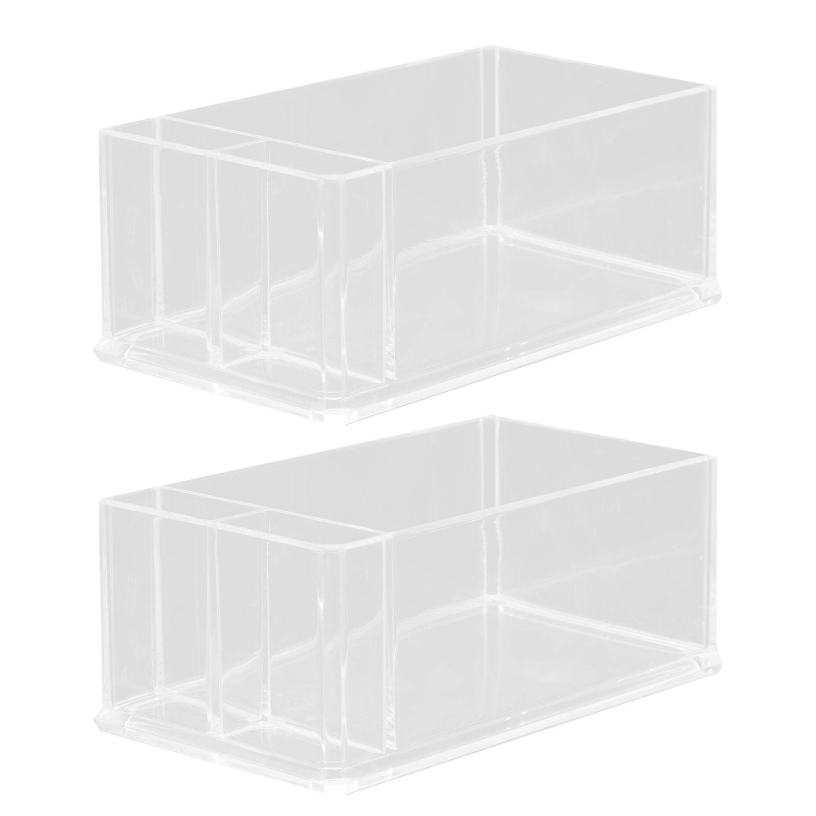 Transparent Acrylic Napkin Holder for Storage Smooth and Delicate Appearance 2 Pieces