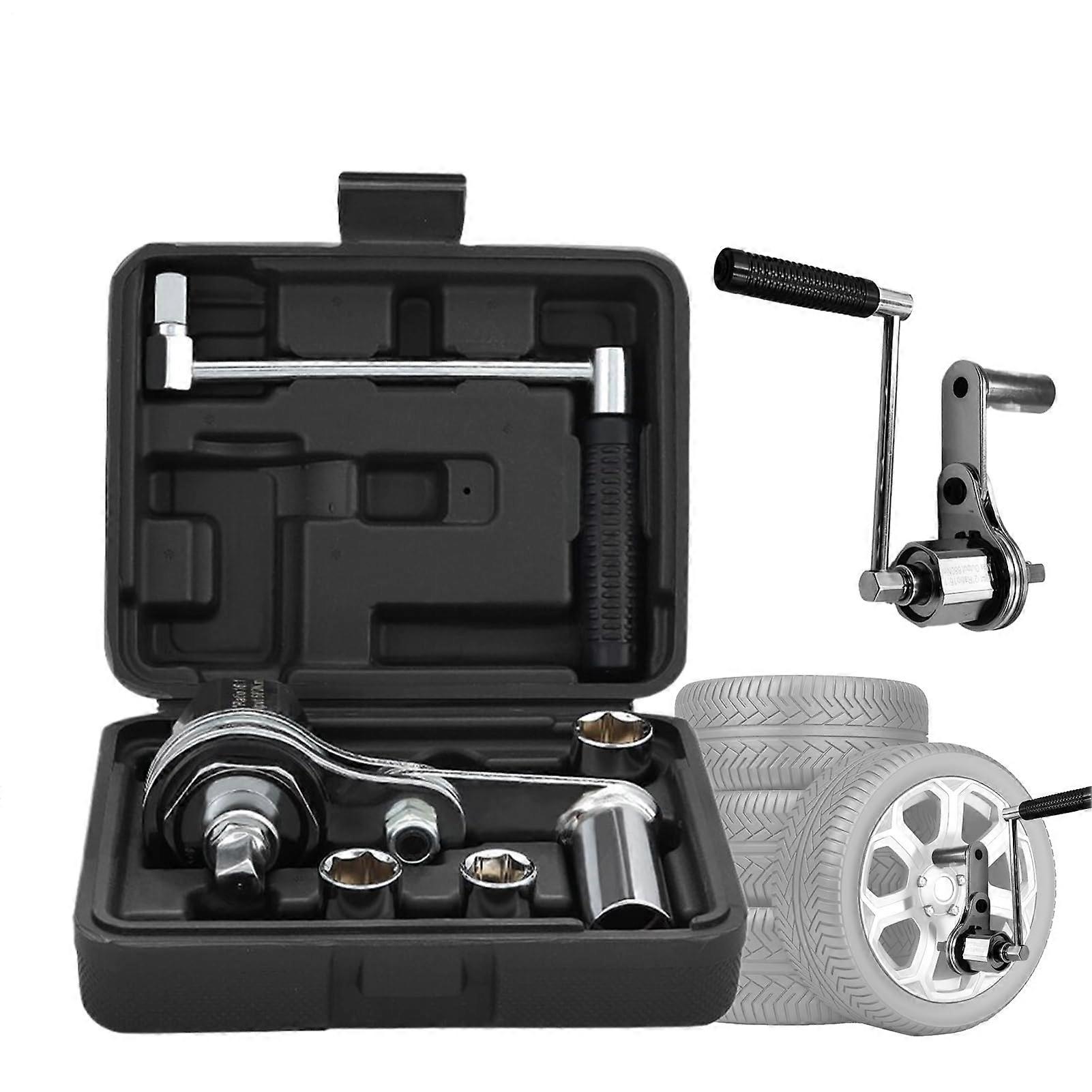 Robust Torque Amplifier Wrench Set, Torque Wrench Set, Tyre Change Kit with Sockets Wheel Nut Remover for Trucks Motorhomes