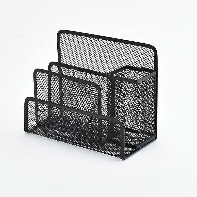 HG Home Desk Mail Organizer Pencil Holder - Black