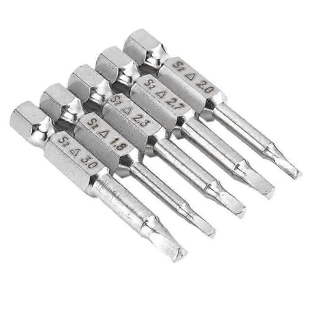 PCS Triangular Head Magnetic Screwdriver Bits Set S2 Steel 1.8m