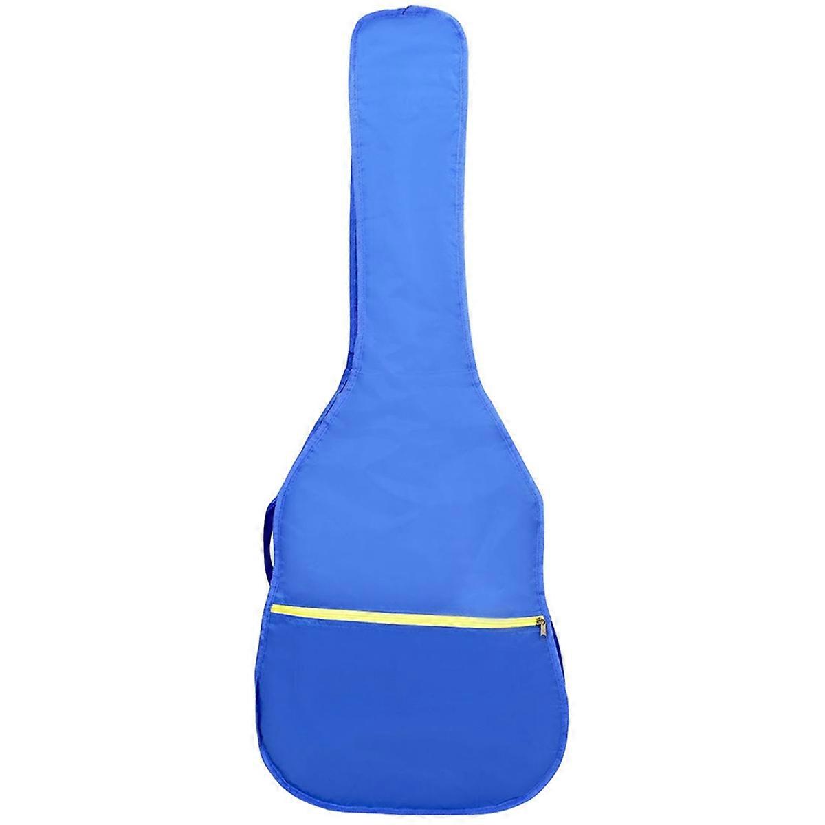 41 Inch Universal Oxford Guitar Bag Waterproof Thickened Double Shoulder Bag with Neck Strap and Re