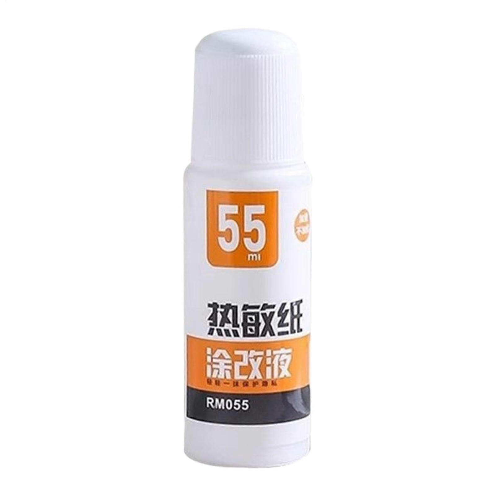 Correction fluid for thermal paper, 55 ml or 30 ml, 1pack