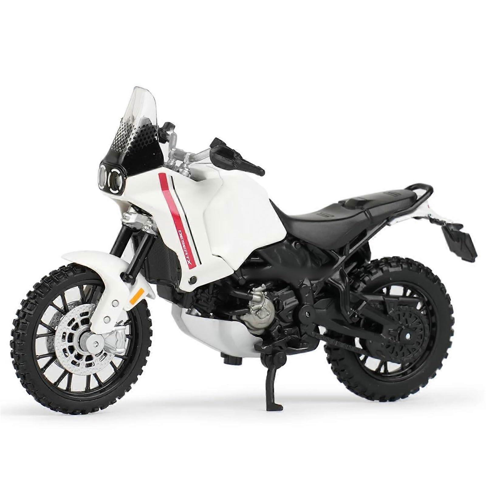1:18 Ducati Desert X Model Diecast Motorcycle Collectible Toy, Panigale V4 S Corse Static Vehicle for Hobby Enthusiasts