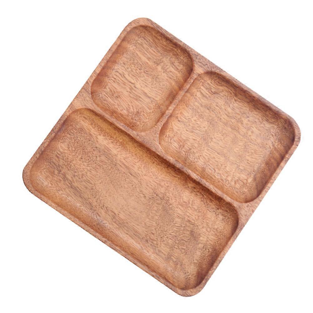 Compartment Plates Reusable Divided Plate For Dining Home Assorted Color Food Separation 1Pcs