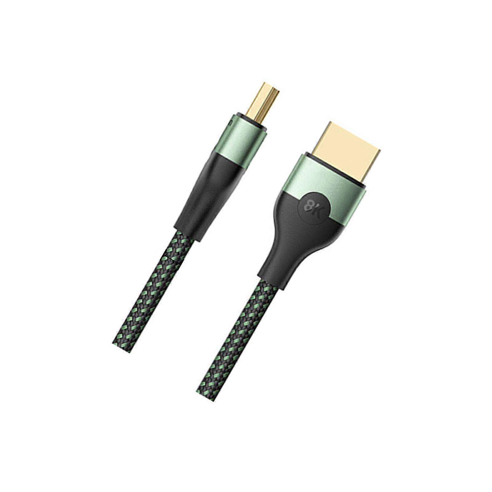 Highly speed Hdmis Cord 8K Resolution 48Gbps Bandwidth 12Bit Color Depth Triple Layer Shielding Durability Braide Design Multicolor