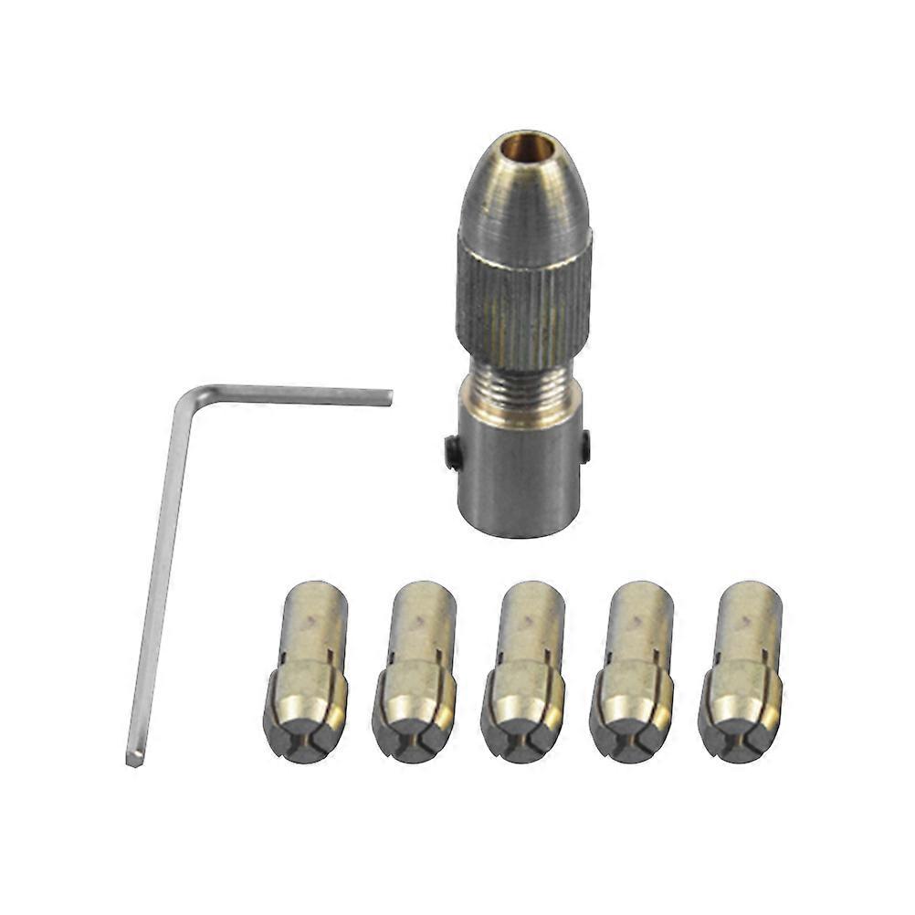 Hand Drill Collet Brass Rotary Tools For Hardware Work Clamping 1.5mm 7Pcs