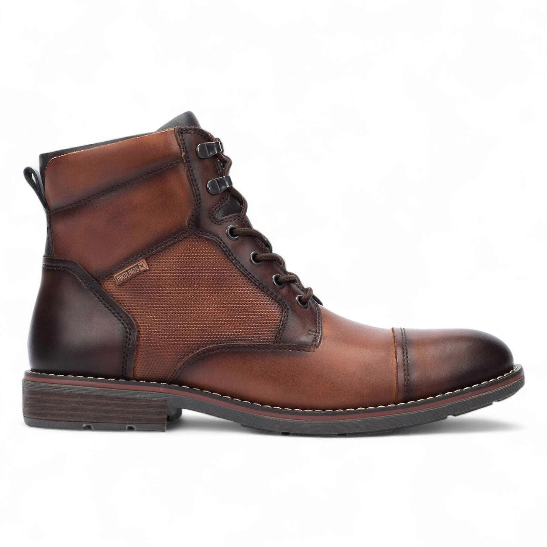 Pikolinos Men’s York Leather Zip & Lace Up Smart Outdoor Ankle Boots