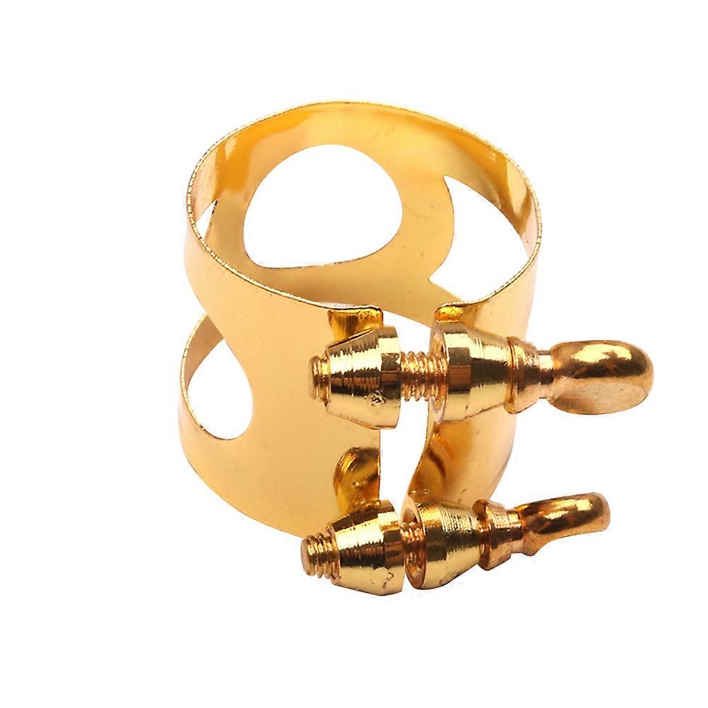 It sounds like you're describing a product listing for a **metal double threaded ligature** designed for an **Eb Alto Saxophone**. Let's break down