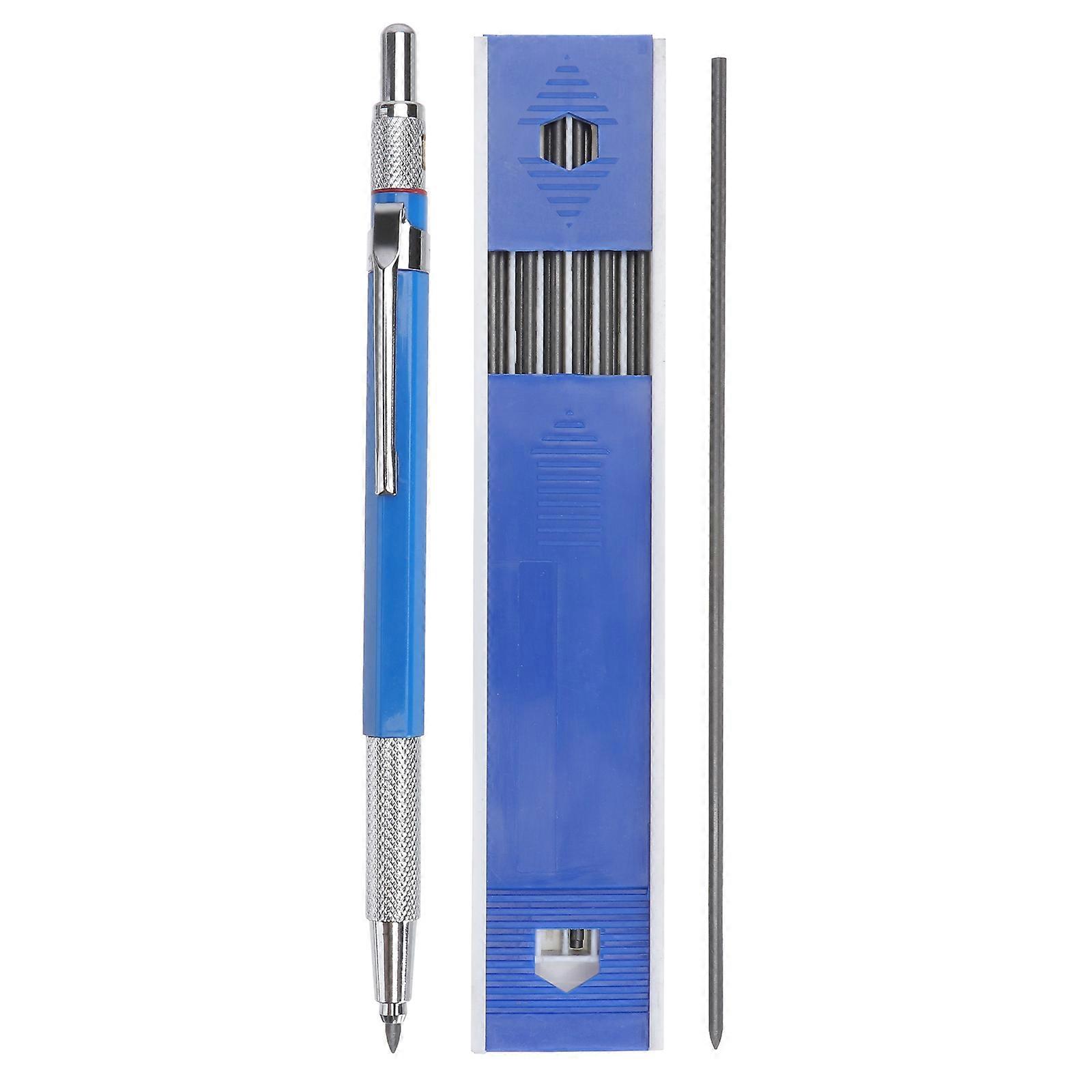 Metal Marking Pencil Set For Woodworkers Blue Drawing Tool 2 Sets