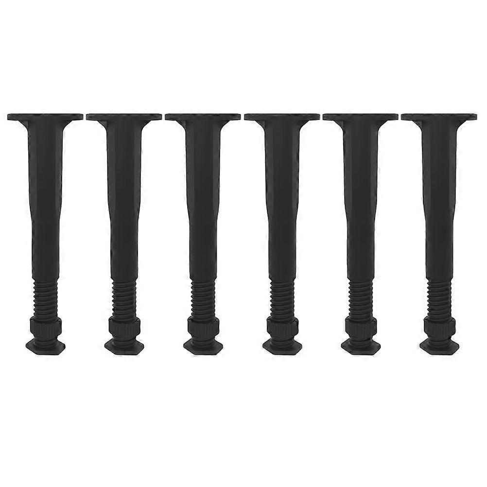 Plastic Bed Frame Legs T-Shaped Adjustable Support For Bed Frame Sofa 6Pcs