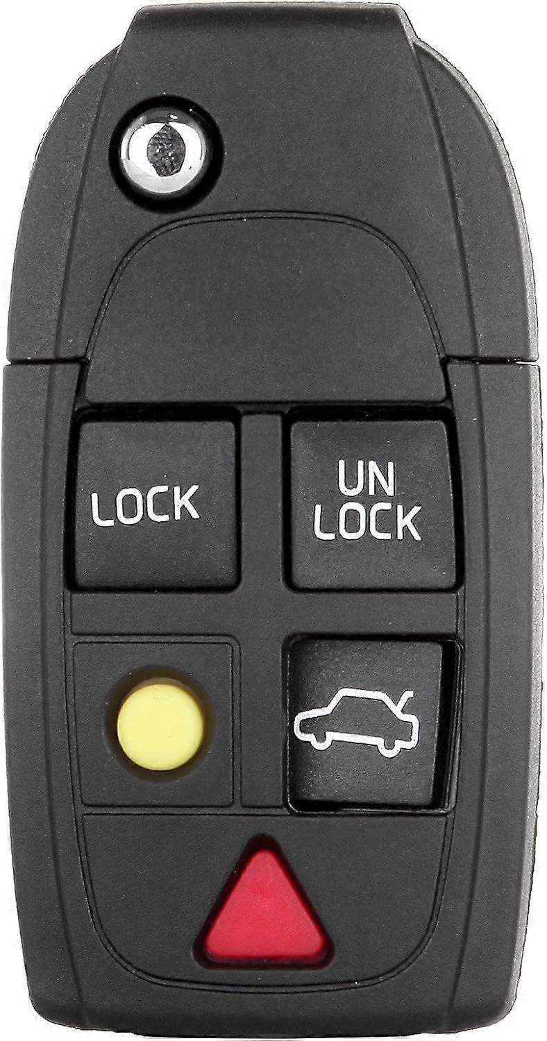 2025 latest ECCPP for uncut keyless entry remote car key shell Volvo S40 S60 S80