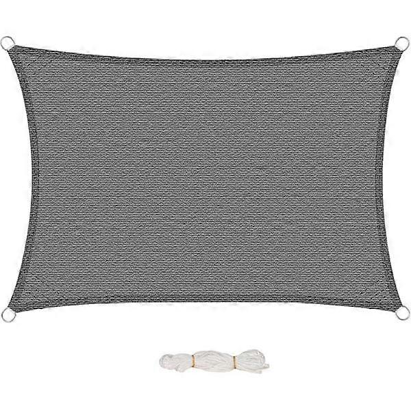 Triangular sunshade 3 x 2.5m (rectangular), sun, UV, weather.