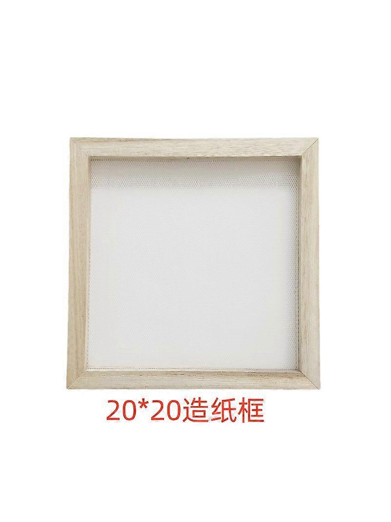 Paper Making Screen: Natural Wooden Paper Making Frame for Kids DIY Crafts - Papermaking Mold for Handmade Pulp Educational Activities