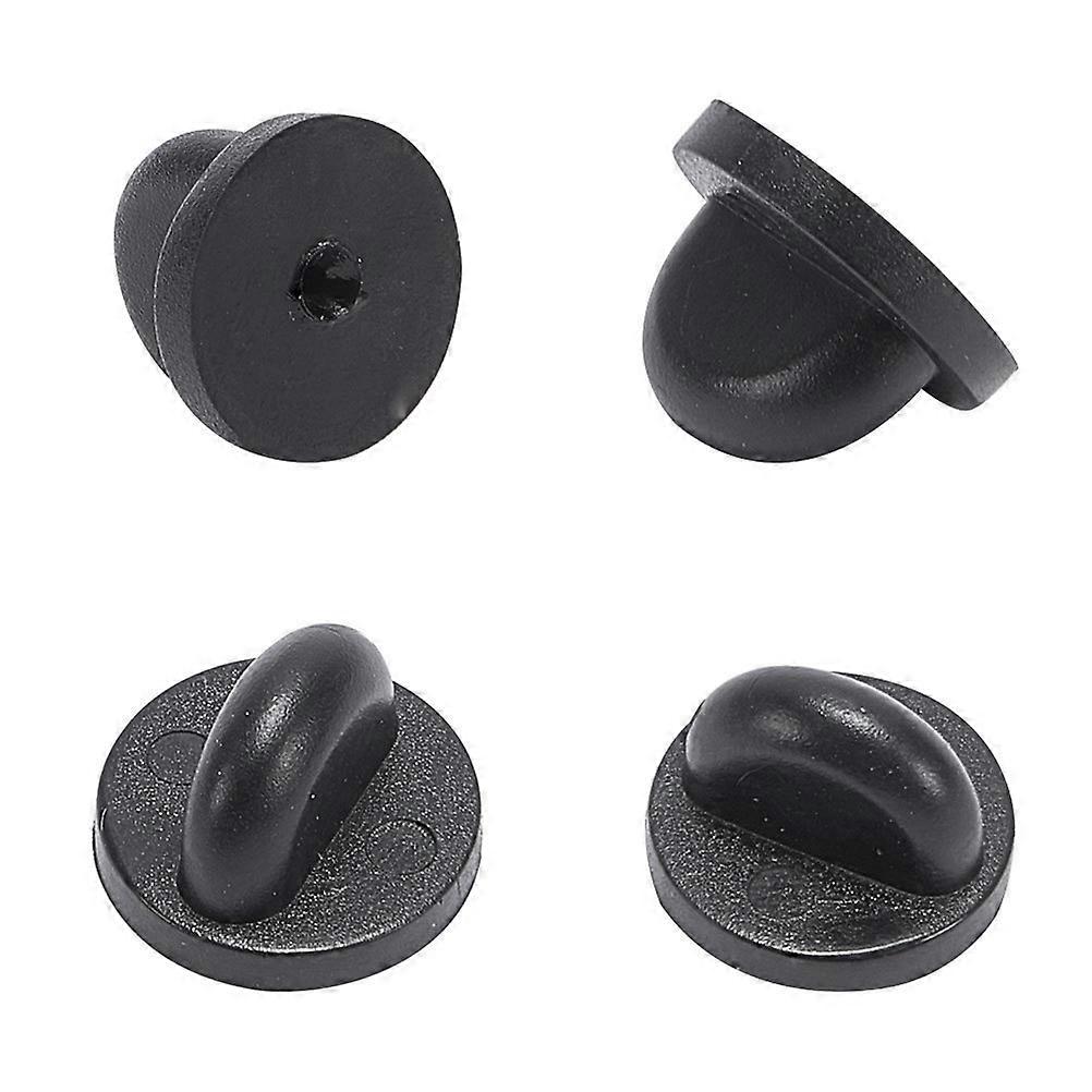 Black Metal Pin Backs Caps Keepers for Replacement 250pcs Easy to Use at Home and Shop