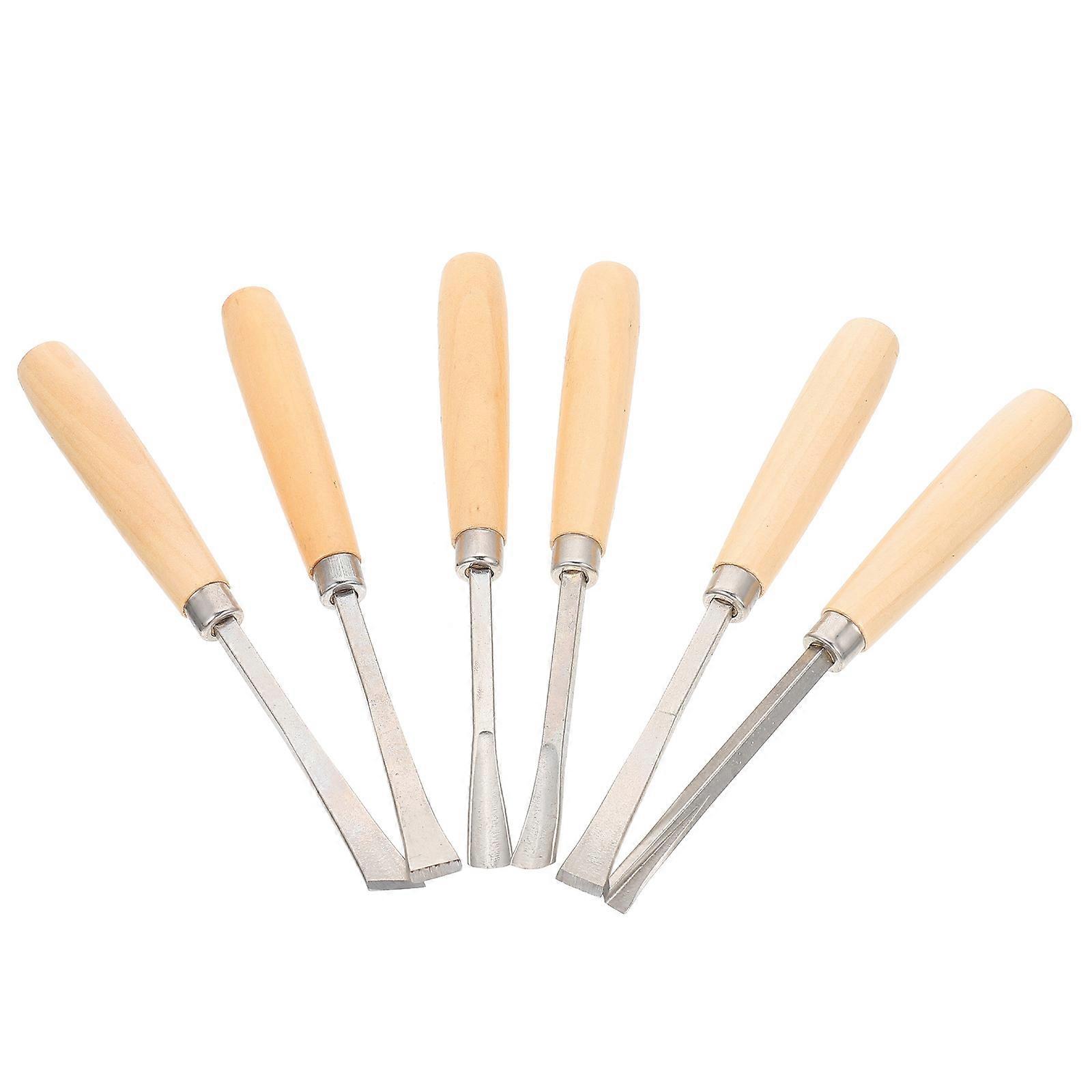 Multifunctional Tool Set 6Pcs Handicraft Model Tool For Craft Activities Assorted Color Ergonomic Handle Design