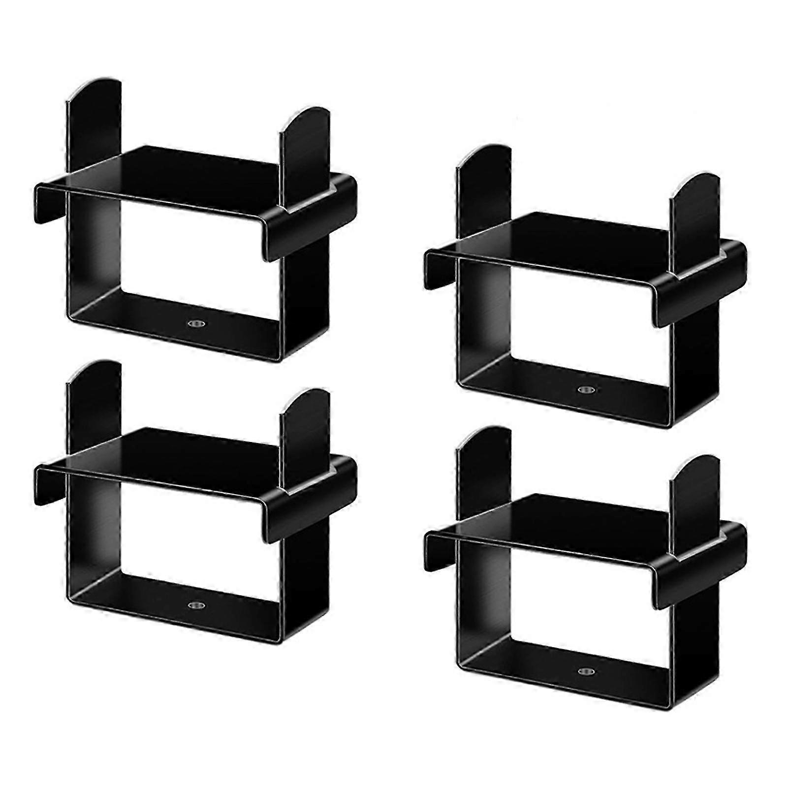 4Pcs Heavy Duty Leaf Spring Clamp Kit - Rustproof, Corrosion Resistant for Trailer Repair & Bend Fixing