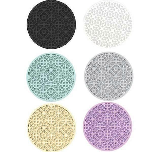 6pcs silicone coasters Drink coasters Circular coaster