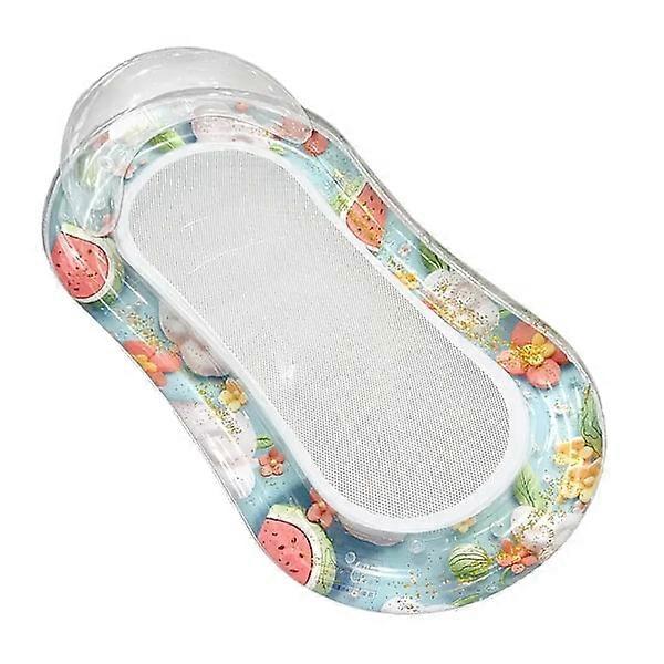 Aufblasbare Pool-Lounge für Erwachsene - Pailletten-Wassermelonenmuster Mesh-Schwimmer