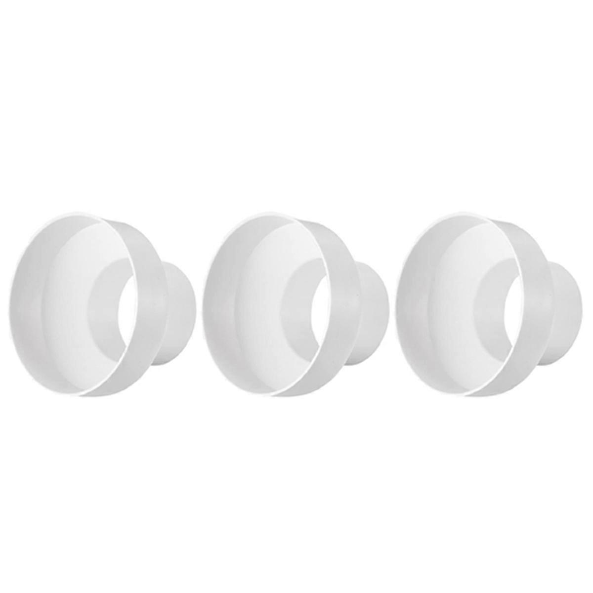 Ventilation Pipe Reducer Adapter Pipe Air Duct Adapter Pipe Connector for Inline Ventilation System