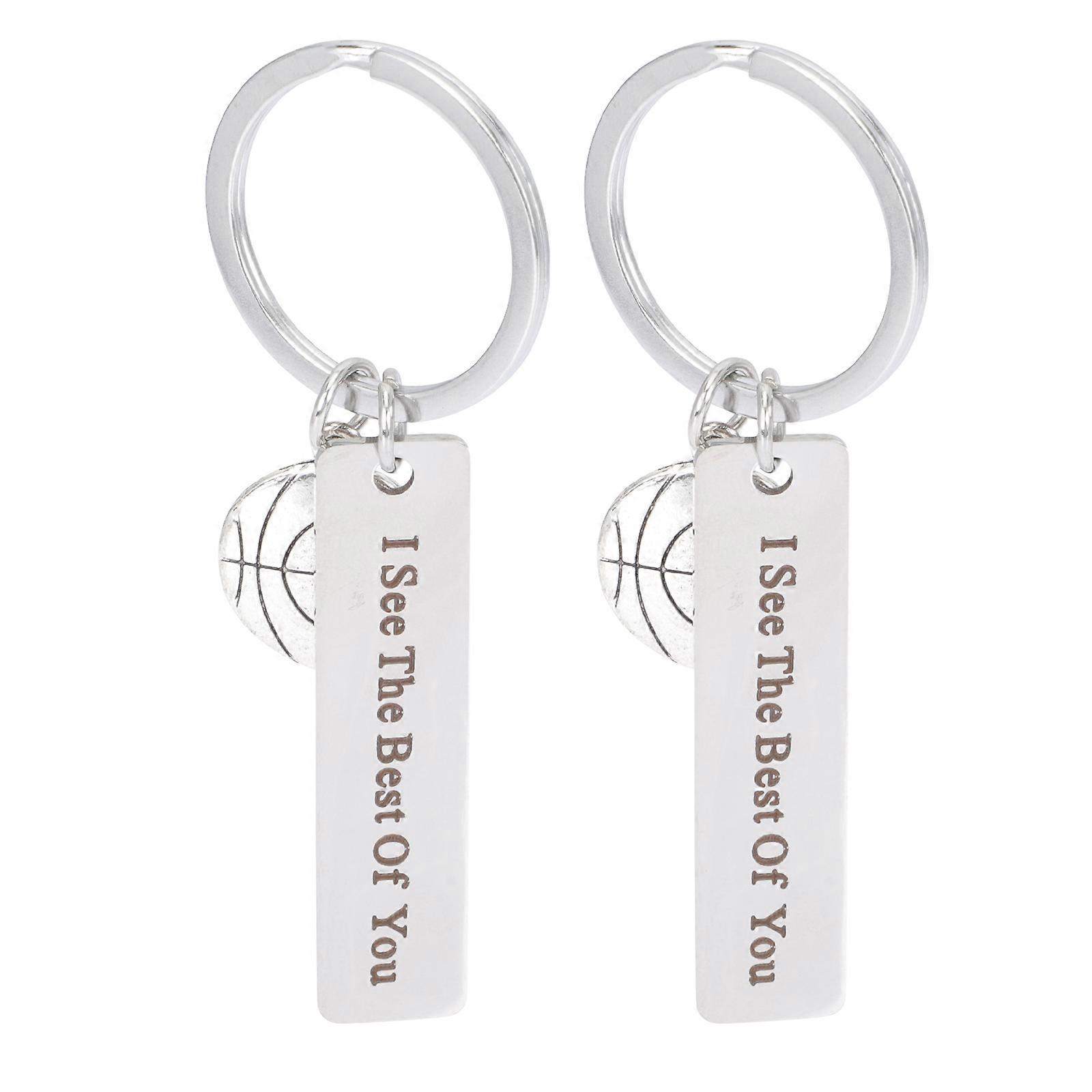 Basketball Keychains for Boys, Durable Metal Pendants with Novel Design
