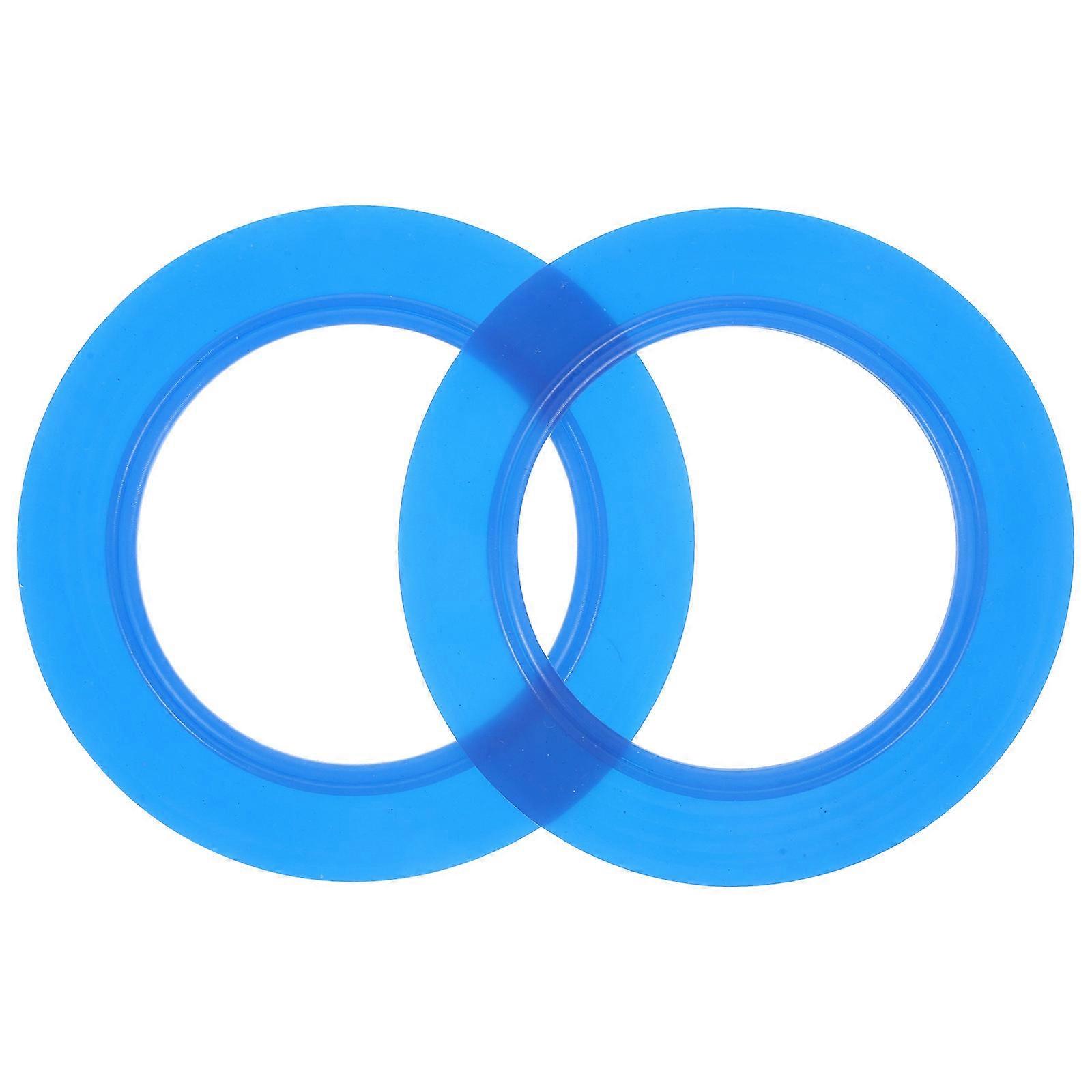 2pcs Toilet Replacement Kit Flush Valve Ring Accessory