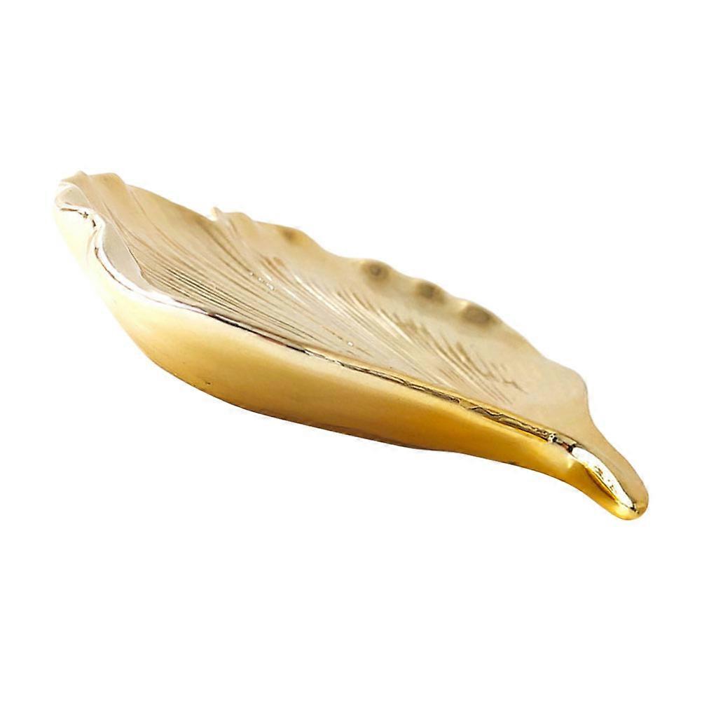 Snack Serving Tray Household Style Ceramic Plate Great For Bedroom Use 18.5X15.5X2.5CM Storage 1Pcs