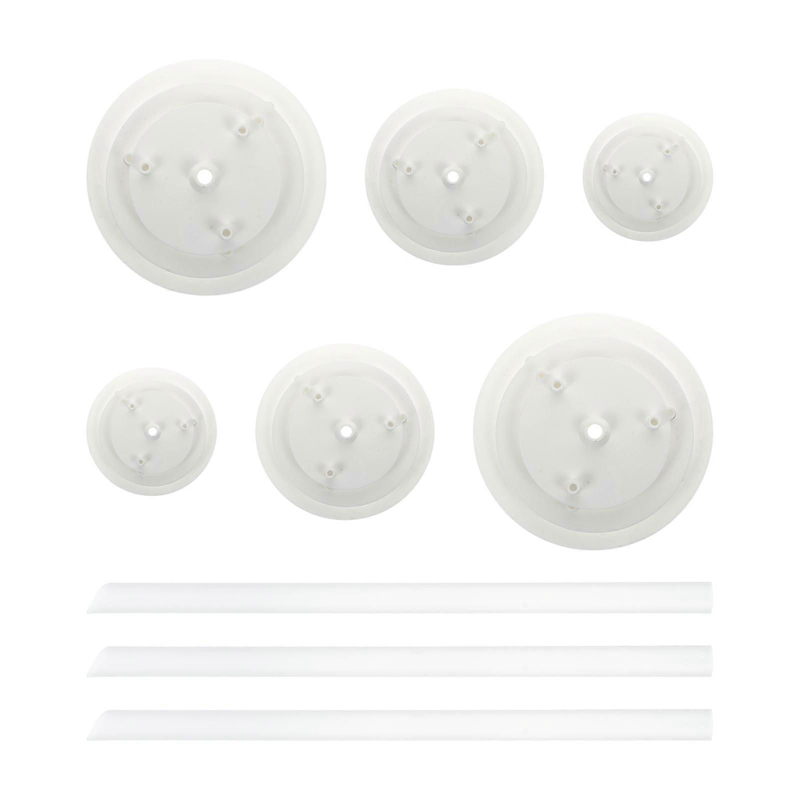 Assorted Color Cake Support Plates For Bakers And Restaurants Optimized Material 6 Sets