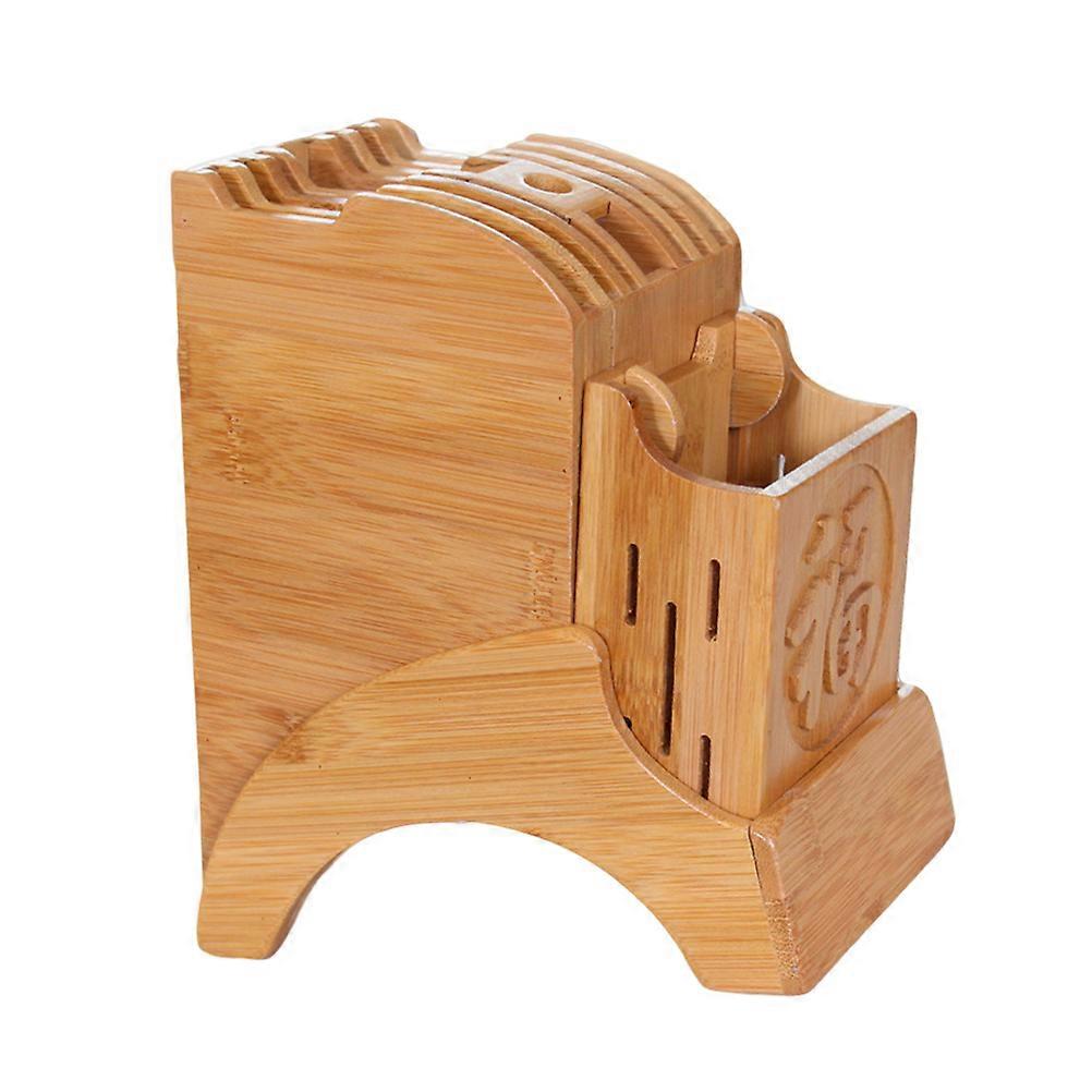 Multi Function Holder Kitchen Supplies Storage Rack Kitchen Tool Holder Bamboo Holder