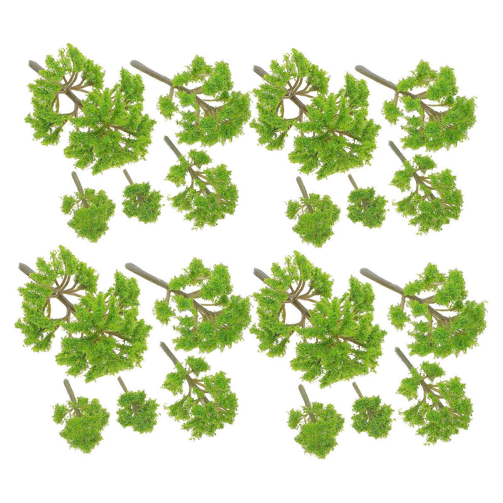 20pcs Realistic Mini Model Trees for Sand Table Models, Micro Landscape ...