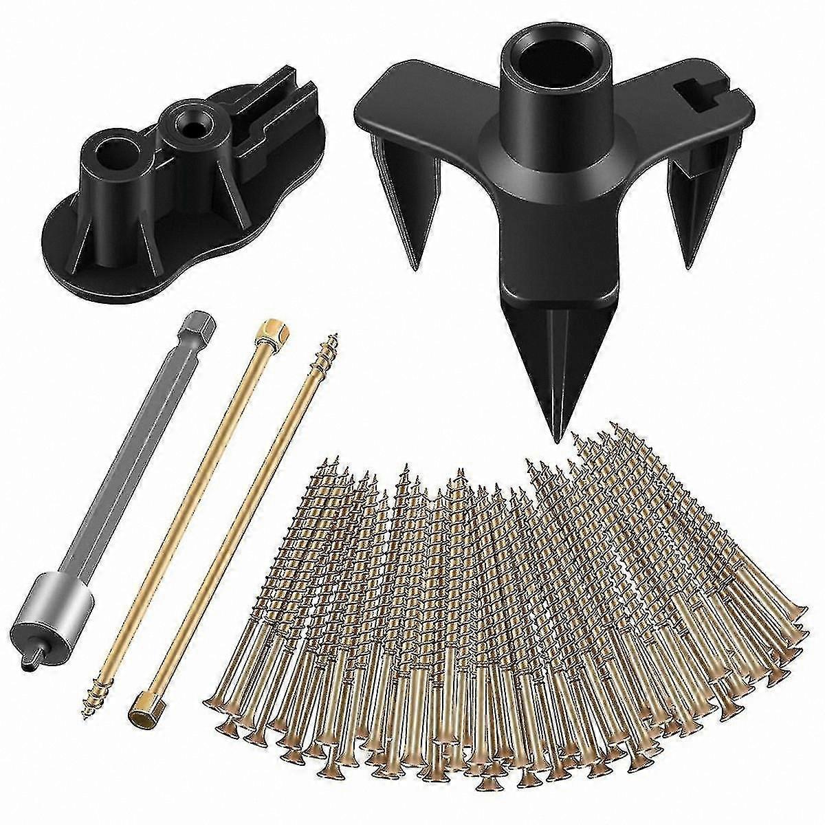 Floor Squeak Repair Kit for Carpet and Hardwood Floors, Eliminates Noises, Universal Fit