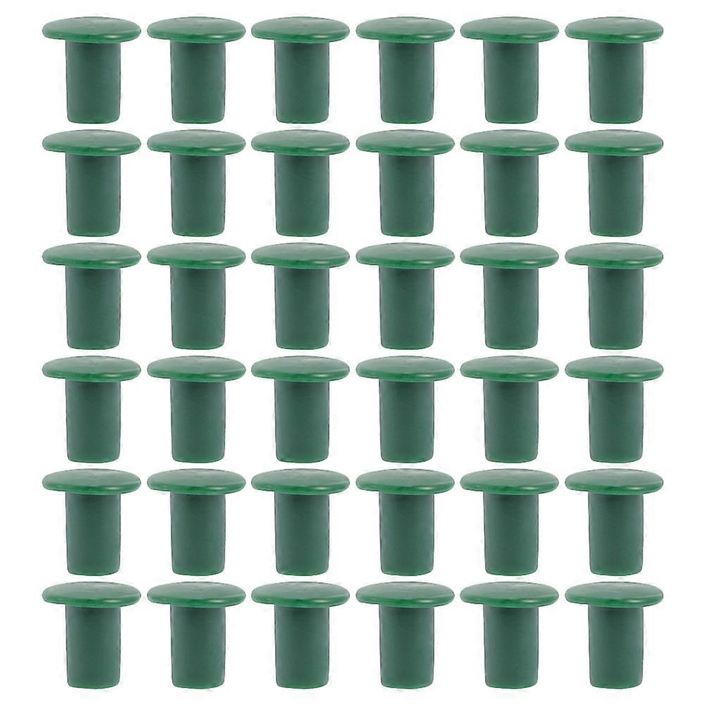 48pcs Durable Cane Caps for Garden Support Sticks – Flexible Protectors for Bamboo Canes to Prevent Water Damage and Provide Plant Support