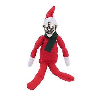 Adorno festivo de la muñeca de la fiesta de la muñeca de la Navidad para la chimenea de la pared de la puerta del árbol