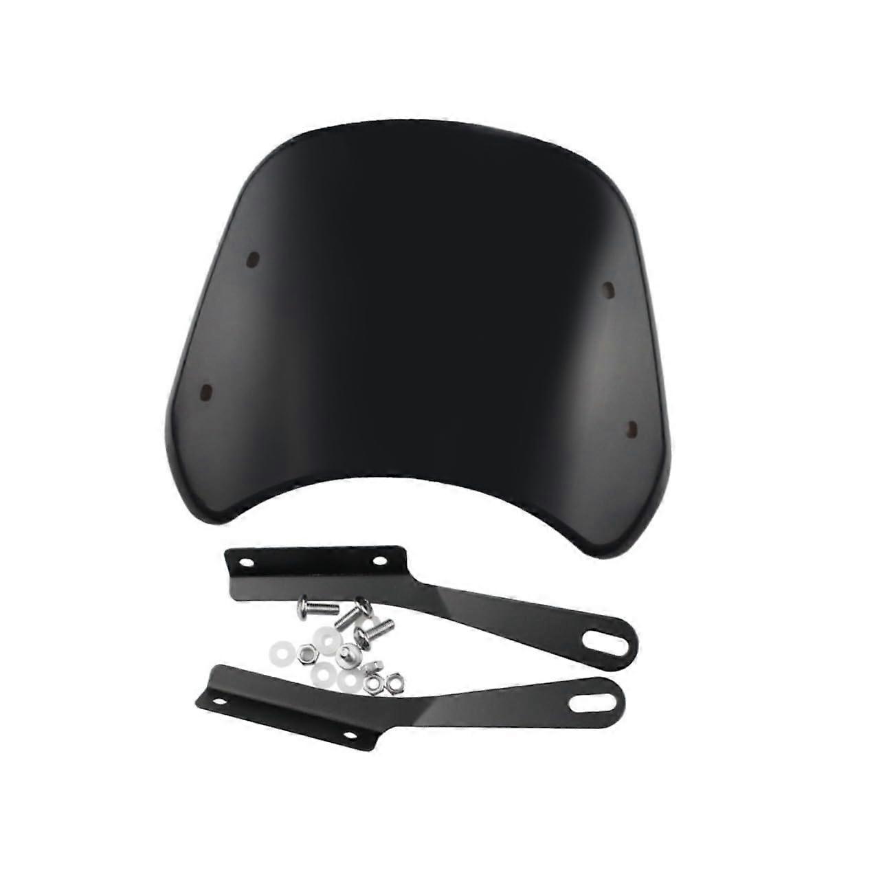 Windshield For Adjustable Wind Deflector For Retro Motorcycles Protects From Wind And Debris Easy To Install