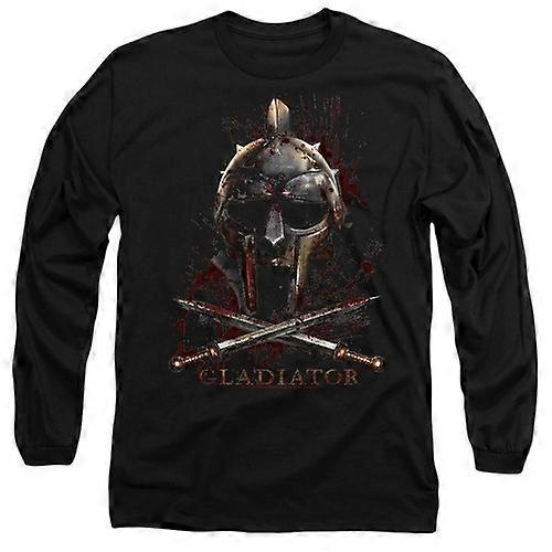Gladiator Mens Helmet Long-Sleeved T-Shirt