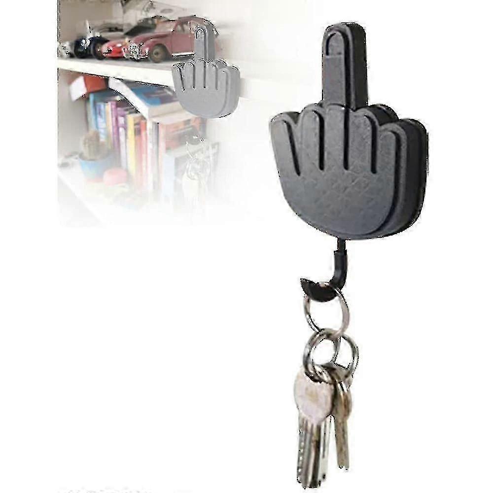 Modern Key Holder Rack - Space-Saving Wall Hooks for Doorway or Entryway